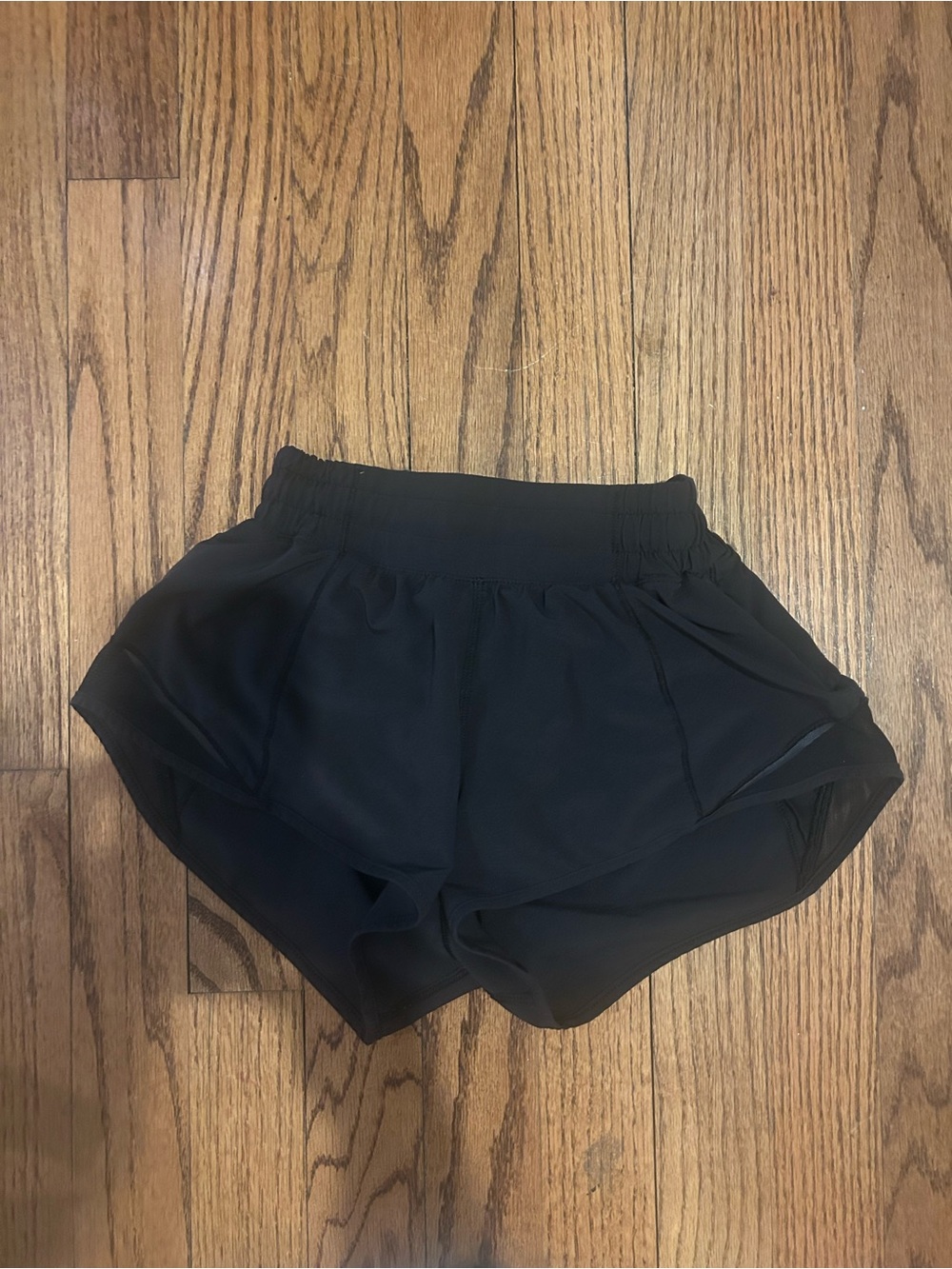 lululemon athletica Black Athletic Running Shorts